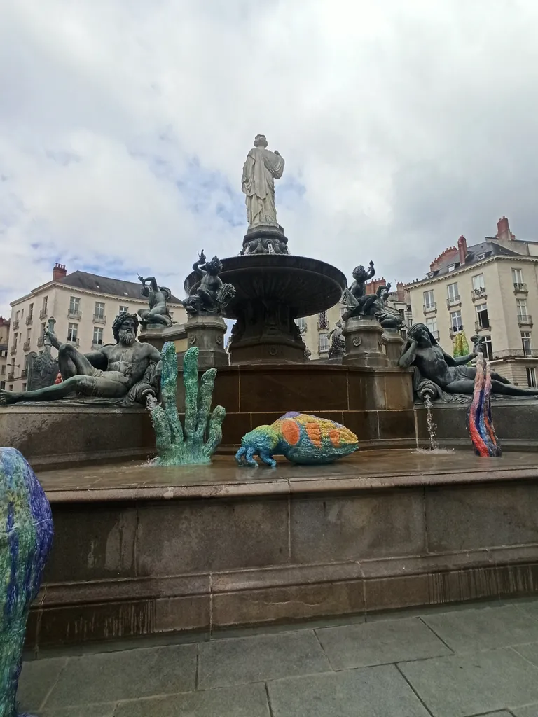 Fontaine de la place Royale à Nantes
